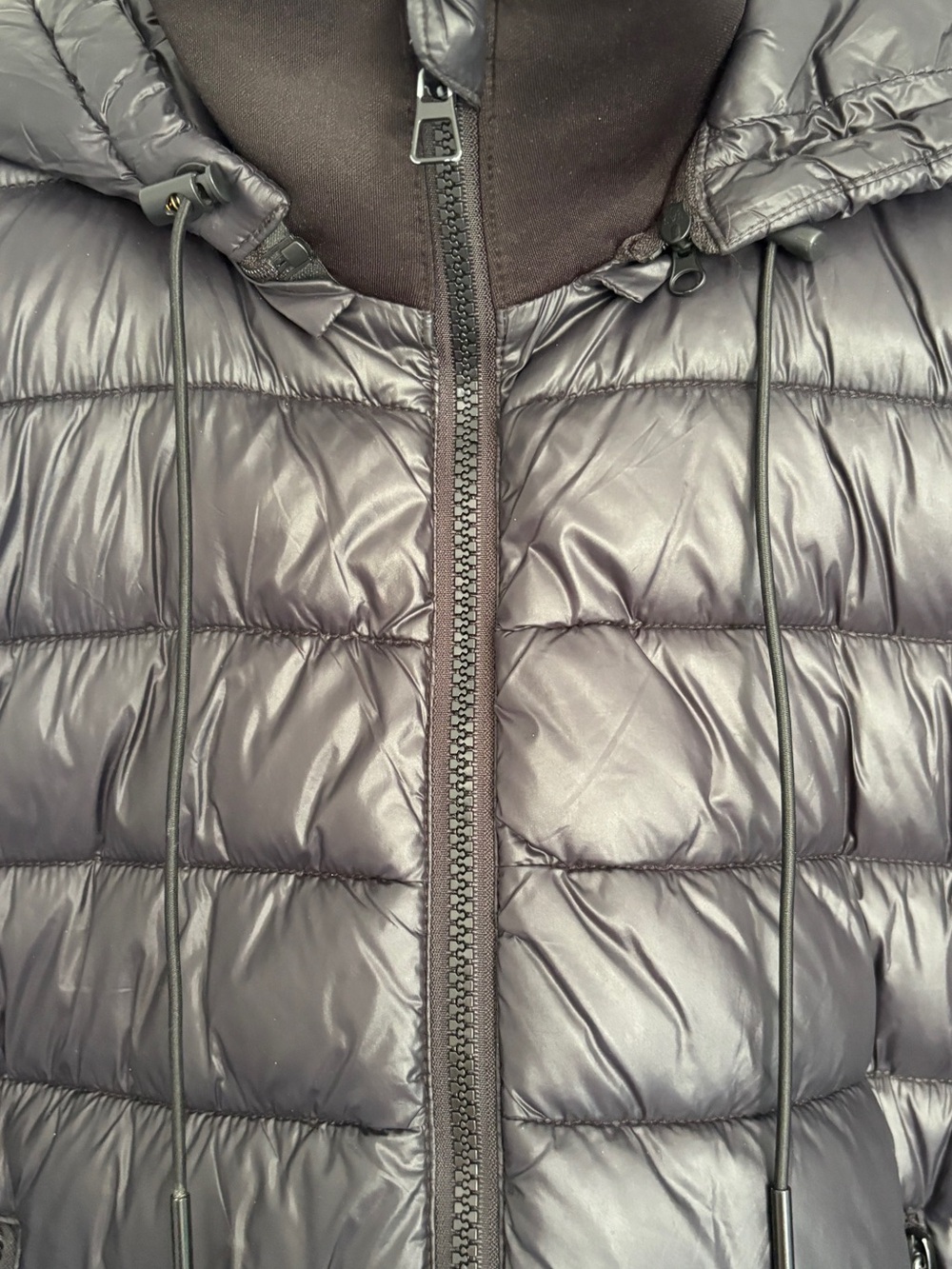 Zara Black Hooded Puffer Jacket - Picture 4 of 5